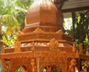 Udupi: Renowned wood sculptor Shivaprasad Achary creates 18’ high Rath in 45 days